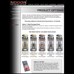 Screen shot of the Nodor International Ltd website.