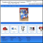 Screen shot of the Tradeworld International Ltd website.