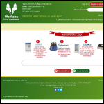 Screen shot of the Wolf Laboratories Ltd website.