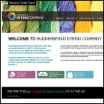 Screen shot of the Yorkshire Wool Dyeing Company Ltd website.