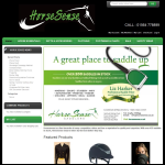 Screen shot of the Horsesense Saddlers Ltd website.