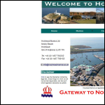 Screen shot of the Holyhead Marina Ltd website.