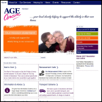 Screen shot of the Age Concern Harrow website.