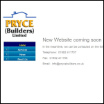 Screen shot of the Pryce (Builders) Ltd website.