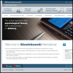 Screen shot of the Glowinkowski International Ltd website.