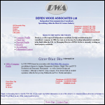 Screen shot of the Derek Wood Associates Ltd website.