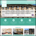 Screen shot of the Inigo Business Centres Ltd website.