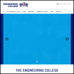 Screen shot of the Maritime + Engineering College North West website.