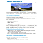 Screen shot of the Southern Acquisitions Ltd website.