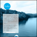Screen shot of the Lake Design (UK) Ltd website.