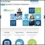 Screen shot of the Bluecoat Systems Ltd website.