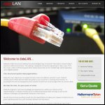 Screen shot of the Datalan Ltd website.