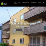 Screen shot of the Belle Homes Ltd website.