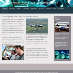 Screen shot of the Surrey & Kent Flying Club Ltd website.