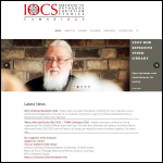 Screen shot of the The Institute for Orthodox Christian Studies website.