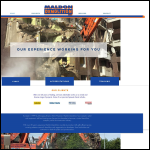 Screen shot of the Maldon Demolition Ltd website.