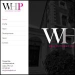 Screen shot of the Whitehall Park Ltd website.