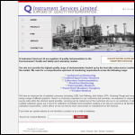 Screen shot of the I Q Services Ltd website.