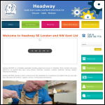 Screen shot of the Headway South East London & North West Kent Ltd website.