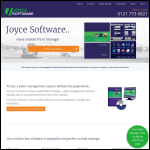 Screen shot of the Joyce Software Services Ltd website.