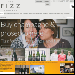 Screen shot of the Champagne Warehouse Ltd website.