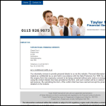 Screen shot of the Taylor Mcgill Group Ltd website.