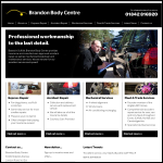 Screen shot of the Brandon Body Centre Ltd website.