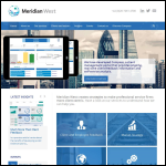 Screen shot of the Meridian West Ltd website.