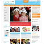 Screen shot of the Partnership for Children website.