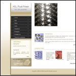 Screen shot of the Hcl Fluid Power Ltd website.