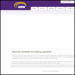 Screen shot of the Halstead Electrical Wholesale Ltd website.