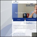 Screen shot of the Hawthorn Training Services Ltd website.
