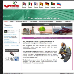 Screen shot of the Unics (UK) Ltd website.
