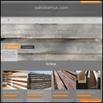 Screen shot of the Oakbeam Ltd website.