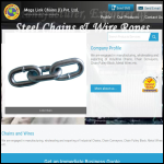 Screen shot of the Chains Ltd website.