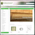 Screen shot of the David Musson Fencing Ltd website.