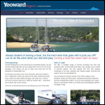 Screen shot of the Yeoward Moorings Ltd website.