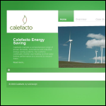 Screen shot of the Calefacto Ltd website.