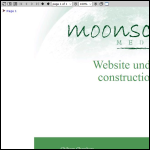Screen shot of the Moonscape Media Ltd website.