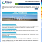 Screen shot of the Cirrus Marketing Ltd website.
