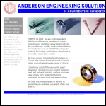 Screen shot of the Anderson Engineering Solutions Ltd website.