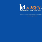 Screen shot of the Jetscreen (York) Ltd website.