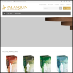 Screen shot of the Palanquin Ltd website.
