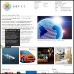 Screen shot of the Merisis Ltd website.