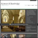 Screen shot of the Seymour & Bainbridge Ltd website.