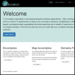Screen shot of the Accomplice Ltd website.