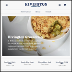 Screen shot of the Rivington Holdings Ltd website.