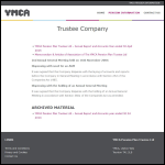 Screen shot of the Ymca Pension Plan Trustee Ltd website.