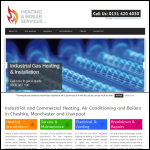 Screen shot of the Heating & Boiler Services Ltd website.