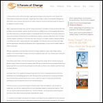 Screen shot of the Forces for Change Ltd website.